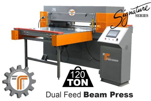 Dual feed beam clicker press (120 ton)  brand new-  1yr warranty usa for sale