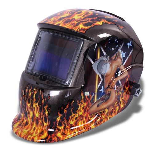 Pro solar auto darkening welding helmet arc tig mig certified mask grinding new for sale