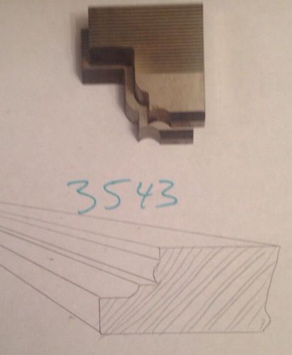 Lot 3543 Casing Moulding Weinig / WKW Corrugated Knives Shaper Moulder