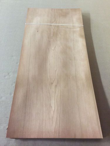 Wood Veneer Cherry 11x25 22 Pieces Total Raw Veneer &#034;EXOTIC&#034; CH1 1-8-15