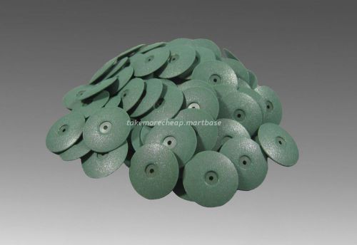 10 boxes dental lab polishing wheels burs silicone polishers rubber disk green for sale