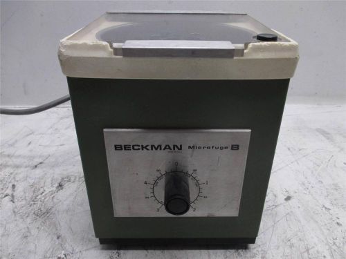 Beckman microfuge b 338720 mini laboratory tabletop centrifuge + rotor *working* for sale