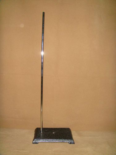 2 holes 140mmX200mm Lab Support Stand with 600mm Rod, Lab Steel Support Stand