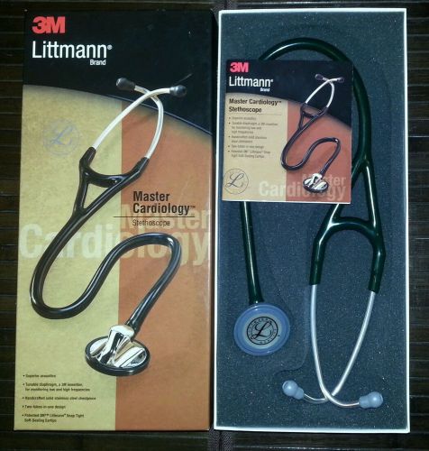 littmann stethoscope master cardiology hunter green  NEW!!!!