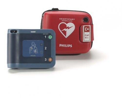 Philips frx 861304 w/ basic aed cabinet for sale