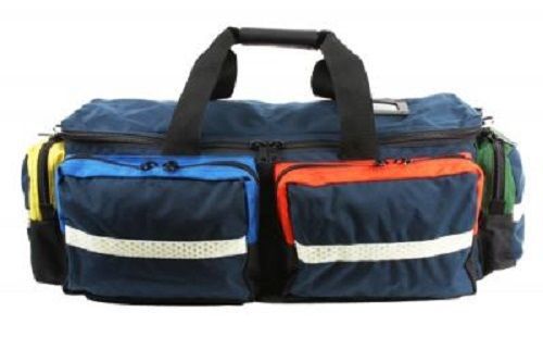 Fully stocked la rescue emt bag, color coded bag, fire &amp; rescue bag, medical bag for sale