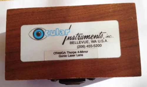 Ocular Thorpe 4-Mirror Gonio Laser Lens