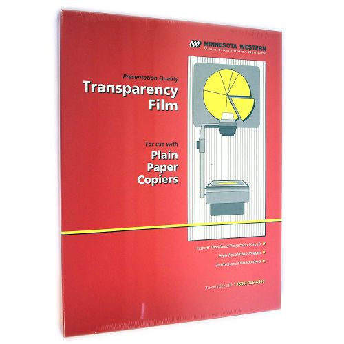 Minnesota Western Transparency Film for Use w/ Plain Paper Copiers