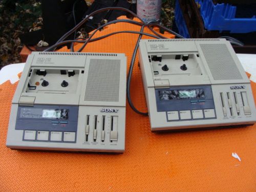 Set of 2 SONY BM-75 Dictator Transcriber Standard Cassette