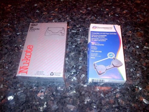 Lot of 2 lift off tape cartridges for ibm wheelwriters 3, 5, 6, 1337765, 192lt for sale