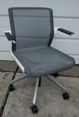 Allsteel clarity office Chair White and Gray