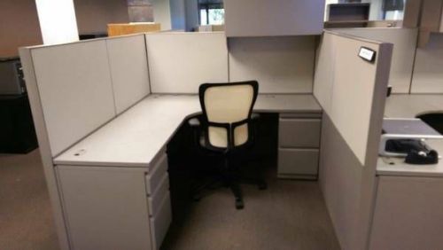Allsteel Terrace 2.6 6x6 workstations 56&#034; original and complete