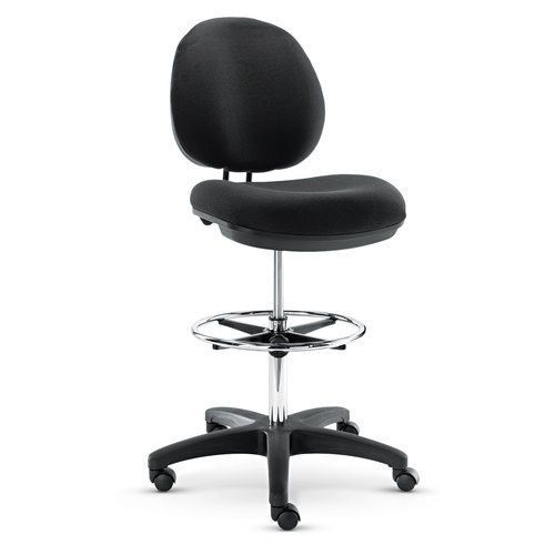 Alera alein4616 interval series swivel task stool pvc-free faux leather in black for sale