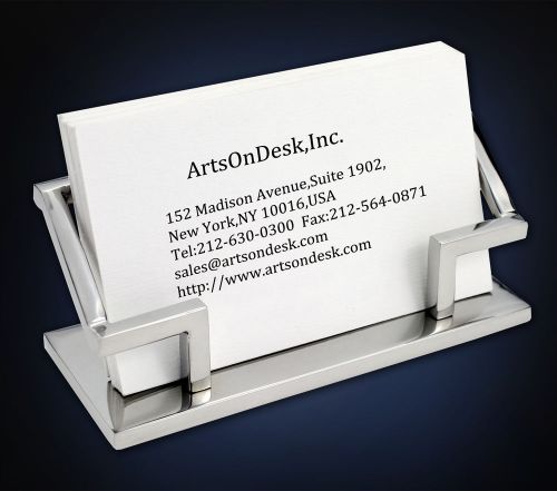 ArtsOnDesk Business Card Holder 1-Mr Desk Desktop Stand Holiday Christmas Gift