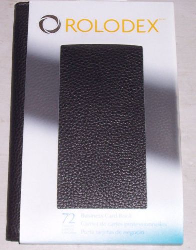 ROLODEX 72 BUSINESS CARD BOOK by Sanford Brands #76658 NEW!