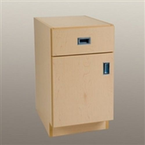 Health Care Logistics Desk Cabinet with Drawer and Door,Hinged Left -1 Each -