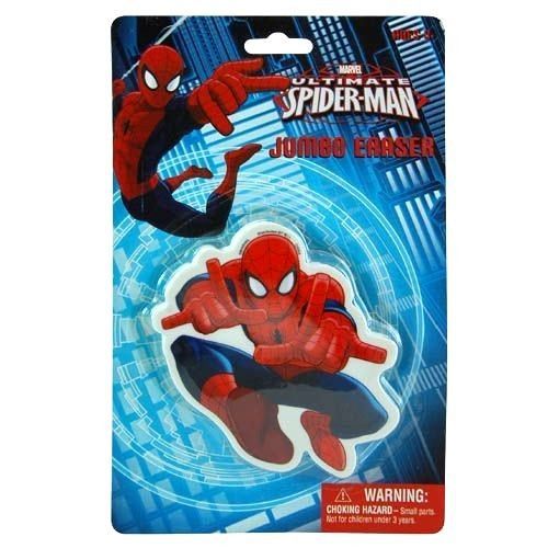 3 Pcs Of Amazing Spiderman Stationary Jumbo Size Erasers Spider-Man Big Eraser !