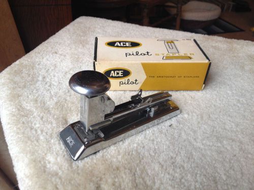 Vintage Ace Pilot Stapler No. 402 / Made In USA