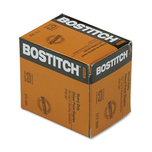 Stanley Bostitch Flat Clinch Staples for PHD 60 Heavy Duty Stapler, 5,000/Box