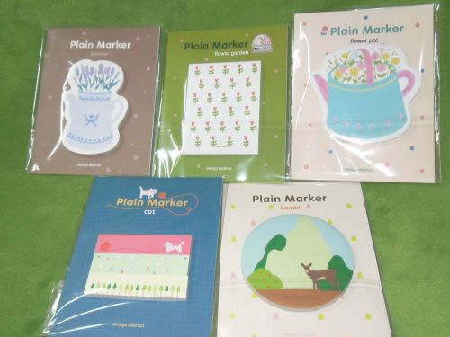 Plain Marker flower Beer garden Pattern Sticky Notes, Post-it, Adhesive tape 5