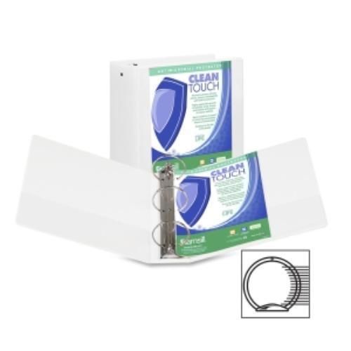 Samsill Clean Touch Value Round Ring View Binder - Letter - 8.50&#034; X (sam17297)