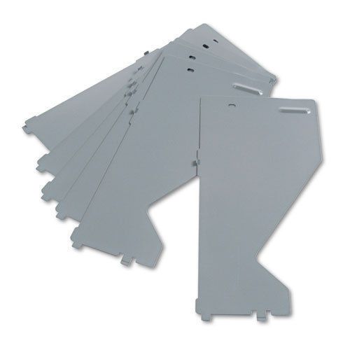 The HON COMPANY 515704X Dividers for Filing Folders 10/PK Gray