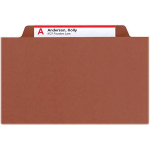 Smead 14024 Red 100% Recycled Pressboard Colored Classification (smd14024)