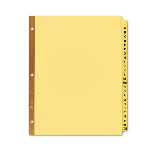 Avery Reinforced Laminated Tab Dividers, 25-Tab, A-Z, Letter, Buff, 2 Sets of 25