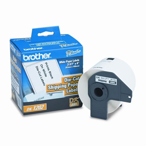 Brother DK1202 Die-Cut Shipping Labels, 300/Roll