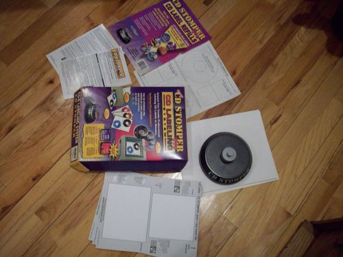 CD Stomper Pro Labeling System Parts Box J-cards Labels Instuctions Refill NO CD
