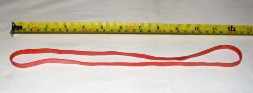 (5) trash can rubber bands 12&#034; red rubberband ~fits 9 to 45 gal~ free u.s. ship for sale