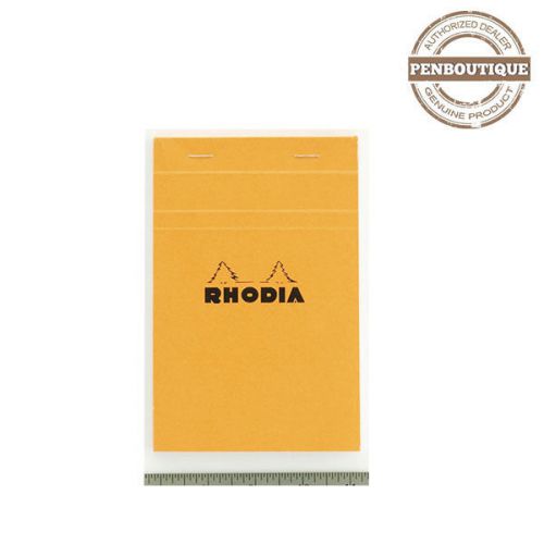 Rhodia notepads lined orange 3 3/8 x 4 3/4 for sale