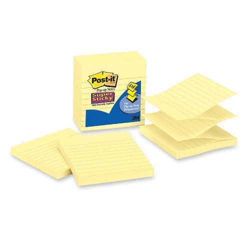 Post-it Super Sticky Pop-up Note - Pop-up, Self-adhesive - 4&#034; X 4&#034; - (r440yss)