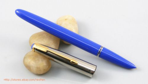 NEW PRODUCT HERO 616-2 Fountain Pens Small Size Fine Nib Arrow Clips Blue Barrel