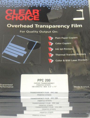 Clear Choice  OverHead Transparency Film PPC 200 - Lot of 6 Packs