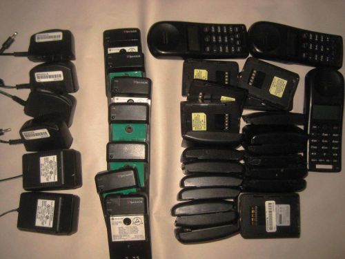 LOT OF  SpectraLink PTB410 3 Phone,22 batt,7 chargers