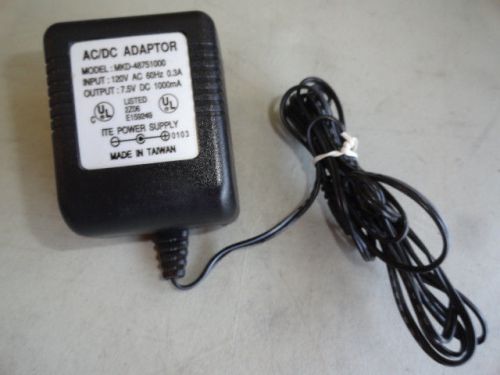 S4:  ITE MKD-48751000 120v Power adapter