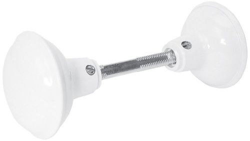 Prime-line products e 2319 knob set with spindle  white painted steel for sale