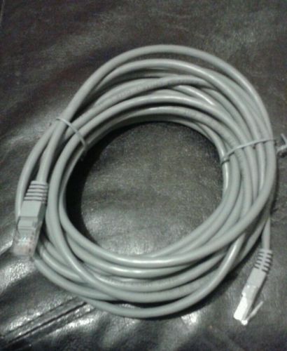 350 MHZ EIA /TIA 568-B.2 E327283-4PR-10GYB 26-Feet Grey Booted Patch Cable  RoHs