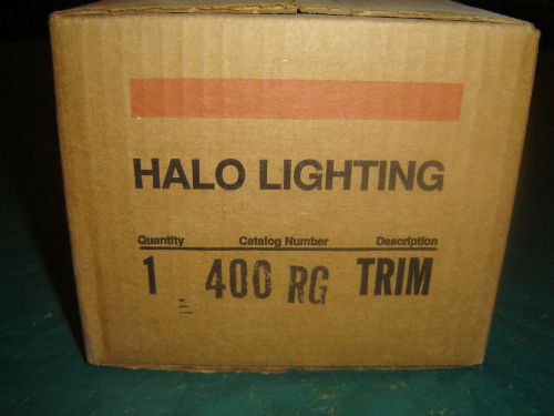 Halo Lighting 400-RG Polished Brass Gold 6&#034; Trim Factory Box
