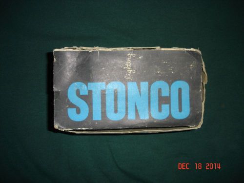 vintage stonco 200 watt industrial light