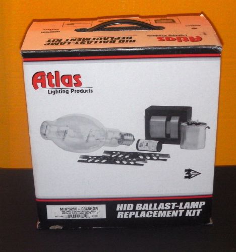 Atlas lighting products hid mhps250 0345hor ballast-lamp replacement (brand new) for sale