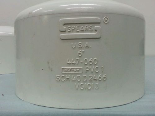 Spears U.S.A SCH40D 2466  PVC Cap. 6&#034;.