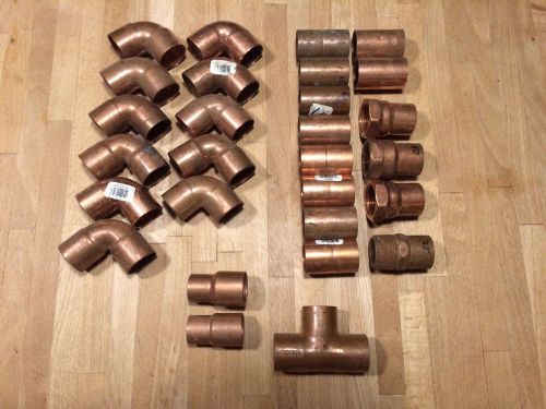 Lot of 201 copper fittings and valves for sale
