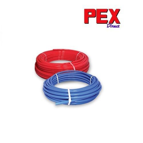 2 rolls 1&#039;&#039; x 1000ft 1 blu 1 red pex tubing potable water combo - 2000ft total for sale