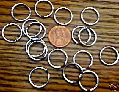 1000 Wholesale Nickel Plated Split Rings Pet ID Tags Identification Tag ring