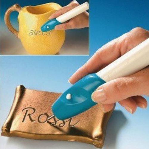 Spot Electric Engraving Pen Creative Carving Tool Pen with Small Tip Blue EVHG