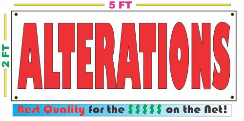 Full Color ALTERATIONS Banner Sign NEW Larger Size Best Quality for the $$$