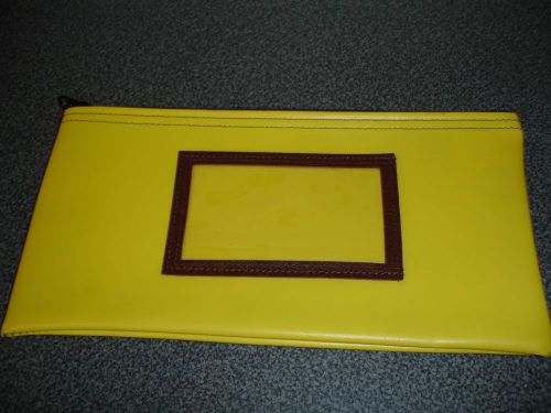 Yellow Currency/Coin Zipper Pouch