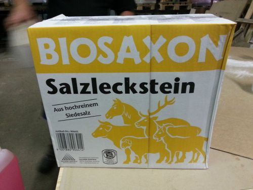 Biosaxon lecksteine 4 x 5 kg (20 kg) salinen austria ag for sale
